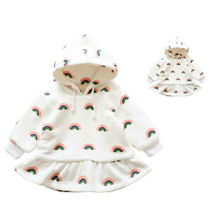 【激安販売中!】フード付きワンピース ロングワンピース キッズ 長袖 フレアワンピース 秋冬 おしゃれワンピーストレーナー 暖かい 子供服 女の子 シンプル 可愛い 暖かい おしゃれ シンプ