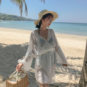【P5!3850円→実質3658円 10/27まで】水着の上に着る リゾート ポンチョ 体型カバー ラッシュガード ビーチガウン レディースファッション コート セクシー 可愛い シースルー お洒落 オールイ