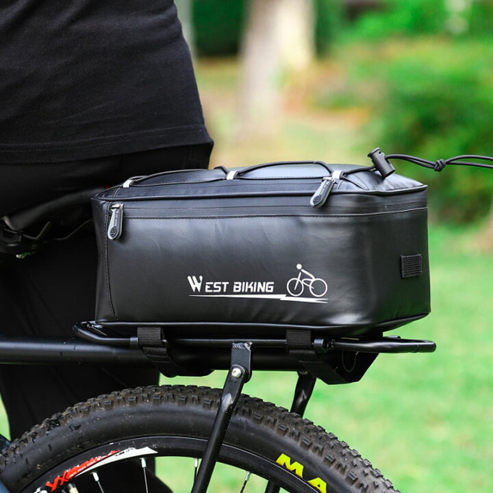 楽天市場】自転車用バッグ driving_pac 撥水加工 荷台 取付用 レイン 