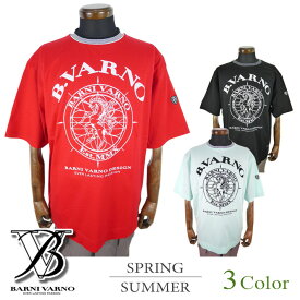 ▼半袖Tシャツ〔ユニコーンプリント〕 【L寸：メンズ】バーニヴァーノ BARNI VARNO バーニ・ヴァーノ メンズ Tシャツ【春夏モデル】【50％OFF】【SALE】