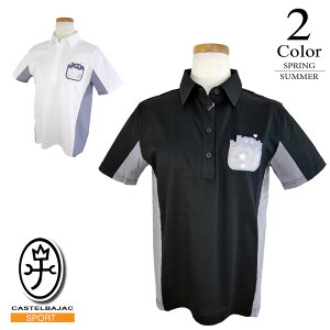 【60%OFF SALE】 カステルバジャック スポーツ 半袖 ポロシャツ〔ふんわりシルエット〕 【40/42/44寸:レディース】CASTEL BAJAC ゴルフウェア ポロシャツ レディース【春 夏】7242274208 【クーポン