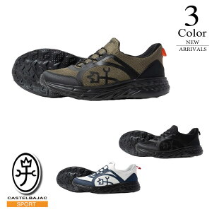 【セール/35%OFF】カステルバジャック スポーツ シューズ 〔家紋プリントメッシュ〕 【25.5/26/26.5cm:メンズ】 CASTEL BAJAC ゴルフ 靴 メンズ【2024秋冬新作モデル】【期間限定クーポン配布中】