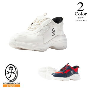【セール/35%OFF】カステルバジャック スニーカー〔メッシュ〕 【40寸(24.0cm):レディース】カステルバジャック スポーツ CASTEL BAJAC ゴルフ シューズ レディース【2025春夏新作モデル】 724519523