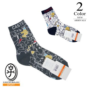【P5倍】カステルバジャック スポーツ ゴルフ クルー丈ソックス〔ドッグ〕 7245493228 【40(22-24cm):レディース】CASTEL BAJAC 靴下 レディース【2025新作】【期間限定クーポン】【メール便】