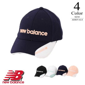 ▼キャップ〔スラブ天竺〕 【FREE：レディース】ニューバランスゴルフ New balance GOLF ゴルフ 帽子 レディース【2023新作モデル】【SALE】 012-3287503