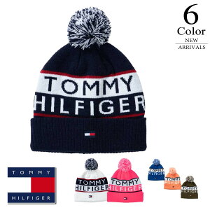 【期間限定クーポン配布中】【メール便・ゆうパケット】▼ビーニー〔ポンポン〕 【FREE(56cm):ユニセックス】トミーヒルフィガー TOMMY HILFIGER ゴルフ 帽子 レディース メンズ【秋冬新作モデ