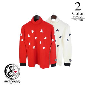 【セール/30%OFF】アンパスィ ゴルフウェア 長袖タートルネックシャツ aff9274w6 【M/L寸:レディース】アンパシー and per se ゴルフウエア シャツ レディース【秋冬】【期間限定クーポン】【メ