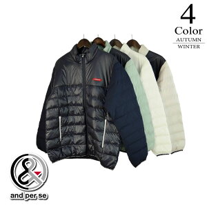 【セール/30%OFF】アンパスィ ゴルフウェア エナジーコクーンストレッチ中綿ブルゾン amf1123g2 【M/L/LL寸:メンズ】アンパシー and per se ゴルフウエア アウター メンズ【秋冬】【期間限定クー