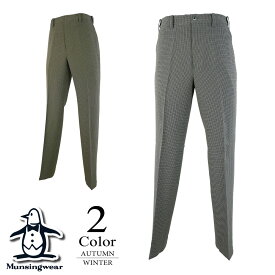 マンシングウェア ゴルフウェア ロングパンツ mg5flp80m 【82/85/88/100cm：メンズ】マンシング マンシングウエア ゴルフウエア Munsingwear パンツ メンズ【2025秋冬】【期間限定クーポン】【メール便】