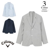 【セール/35％OFF】キャロウェイ ゴルフウェア 8WAYストレッチシアサッカージャケット c26115102 【M/L/L…