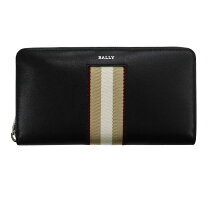 楽天市場】bally バリー ラウンドファスナー長財布 レザー ブラックの通販