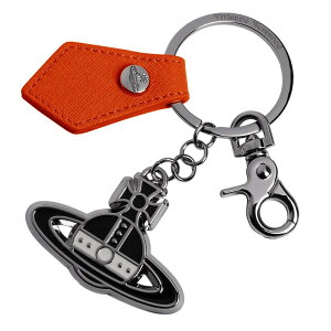 Vivienne Westwood �L�[�����O�@SAFFIANO BLACK AND WHITE 53030002-L001N F401 ORANGE Vivienne Westwood �r�r�A�� ���f�B�[�X �����p �A�N�Z�T���[ ���� �l�C �u�����h ������� �������� [���蕨 �z���C�g�f�[ ��̓�