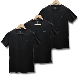 DIESEL ディーゼル SPDM/AALW 3PK　V Neck　Tシャツ・カットソー　インナー 900 BLACK メンズ 下着 男性用 高級 人気 ブランド おしゃれ おすすめ シンプル