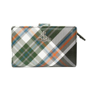 BBAEGXgEbhDERBY@51080028-S0012-PF ܂z@BIOGREEN SAFFIANO PRINTED3@O102 DERBY TARTAN GREEN @ No.17 lC  uh p fB[X  l AEj ̓ z