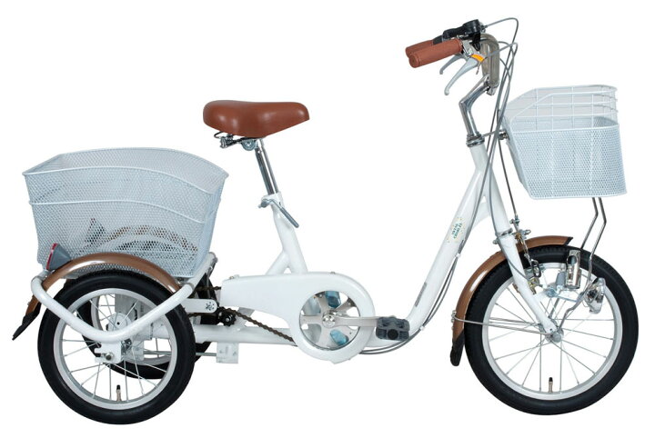 楽天市場】SWING CHARLIE ロータイプ 三輪 自転車 16インチ ホワイト  