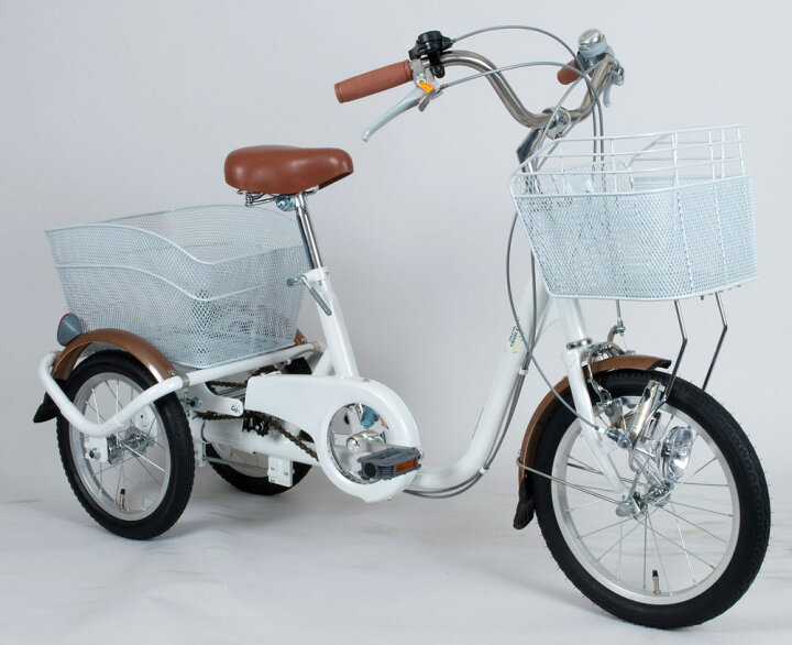 楽天市場】SWING CHARLIE ロータイプ 三輪 自転車 16インチ ホワイト  