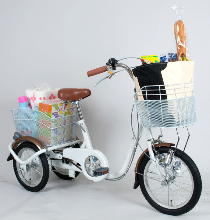 楽天市場】SWING CHARLIE ロータイプ 三輪 自転車 16インチ ホワイト  
