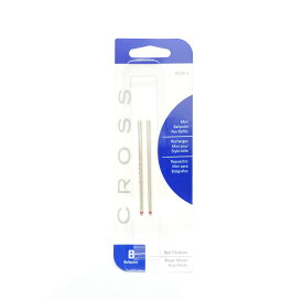 CROSS クロス マルチペン用 純正 替芯 小 レッド M 中字 2本入り 8518-5 専用 消耗品 テック3用 テック4用 テックスリー用 テックフォー用 赤 替え芯