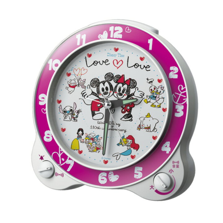 楽天市場 Seiko セイコークロック キャラクター ディズニー タイム キャラクター目覚まし時計 キャラクター置時計 ウォルト ディズニー生誕110周年記念限定モデル Fd816w 白パール塗装 アナログ 成人式 お祝い クリスマス Rocobi
