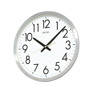 セイコー クロック クォーツ 壁掛け時計 KH409S オフィスタイプ 学校 ステンレス アナログ 掛時計 SEIKO CLOCK 贈り物 周年 創業 餞別 景品 新築祝い 引越し祝い 竣工 父の日 母の日 定年 退職 入学