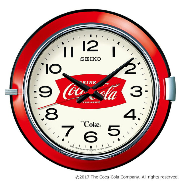 コカコーラ Coca-Cola 125周年 掛け時計 AC201R 限定250台（楽天市場 