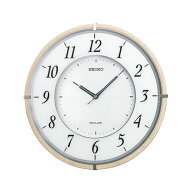 セイコー クロック 電波時計 壁掛け時計 SF501B 薄型ソーラー 太陽電池 省エネ アナログ 掛時計 SEIKO CL…
