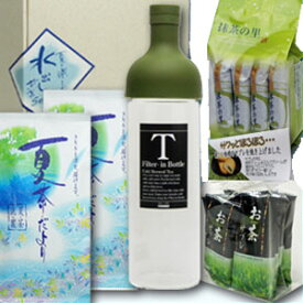 【HARIO】ハリオ　フィルターインボトルワイン型ボトル　冷茶　横置きOK耐熱ガラス　750ml　水出し抽出タイプお中元　白川茶　お菓子　便利　ボトルセット【RCP】送料込み価格