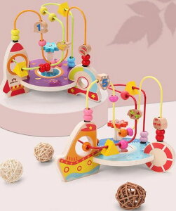 【送料無料】ルーピング 木製玩具 木のおもちゃ ビーズコース 知育 おもちゃ 積み木 誕生日 出産祝い お祝い キッズ プレゼント ギフト