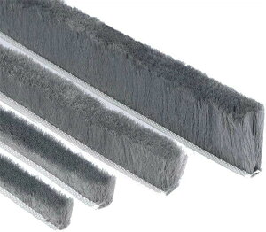 網戸用 隙間テープ すき間モヘアシール 隙間対策 すきまモヘアテープ 毛足長い 超ロングサイズ モヘアすき間シール 虫よけすき間テープ 網戸用 玄関 ドア用 窓用 サッシ用 長さ10M グレー 幅