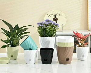 植木鉢 おしゃれ プラスチック プラスチック鉢 シンプル釉薬ポット 12.2*12.3*5G 四角形 プランタースタンド フラワースタンド 12 天然木 観葉植物 室内 鉢台 花瓶台 鉢置き フラワーポット 植木