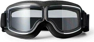 バイク ゴーグル オートバイゴーグル バイク シールド ゴーグル 保護メガネ 登山 柔軟 広い視野 UVカット/防風/防塵/耐衝撃/曇り止 メガネ対応 サングラス ヘルメット対応 アウトドア スポー