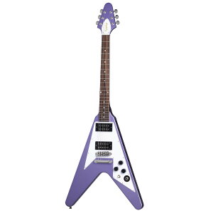 EPIPHONE GstH Kirk Hammett 1979 Flying V (Purple Metallic) | GstH J[NEnbg tCOV