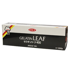 板ゼラチン　リーフ400黒箱 300g / 凝固剤 ムース ゼリー 製菓材料