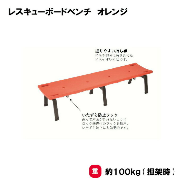 楽天市場】サンワタイイク レスキューボートベンチ レスキューボード 