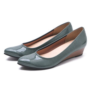 パンプス ウェッジソール ポインテッドトゥ 痛くない 柔らかい 長時間 疲れない 歩きやすい 走れる 軽量 レイン フォーマル スーツ 仕事用 通勤 立ち仕事 就活 冠婚葬祭 結婚式 日本製 大き