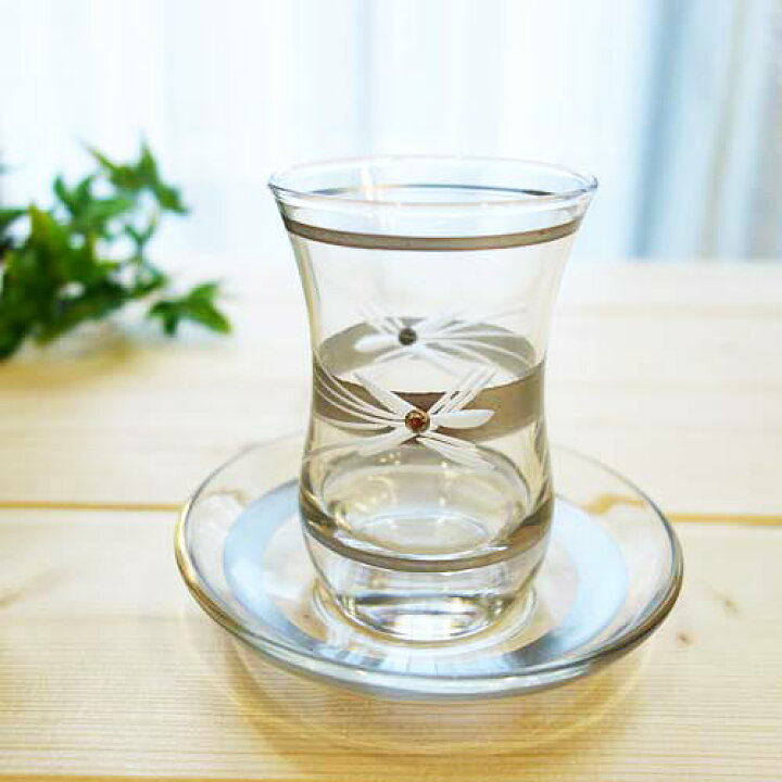 楽天市場 全品対象5 Offクーポン配布中 11 23 59まで トルコ チャイグラス 耐熱ガラス カップ ソーサー トルコ 雑貨トルコ お土産 キリムファイン キリム トルコ雑貨