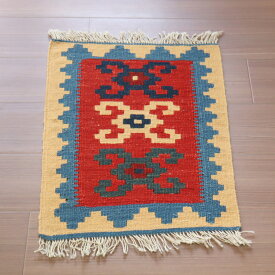 手織りキリム カシュカイ族 56×43cm ミニサイズ