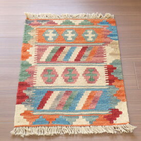 手織りキリム カシュカイ族 60×45cm ミニサイズ