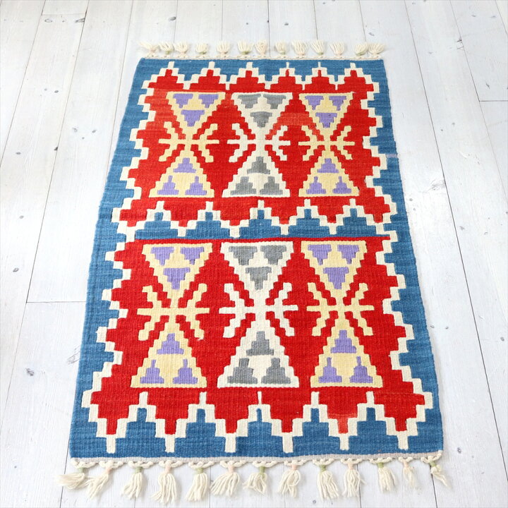 楽天市場 カイセリ トルコ手織りキリム ヤストゥク97 59cm花嫁の髪飾り ガラタバザール キリム 雑貨