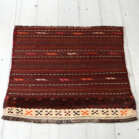 オールドキリム バルーチ54×54cmホルジン/スザンニ織り＆絨毯
