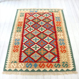 イラン手織りキリム カシュカイキリム173×123cmセンターラグサイズ