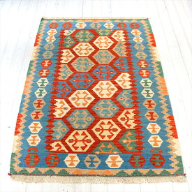 イラン手織りキリム カシュカイキリム181×125cmセンターラグサイズ