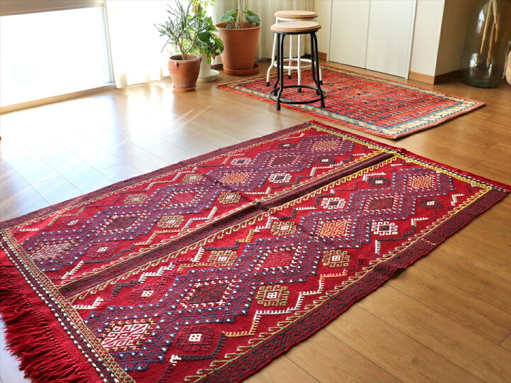 楽天市場】【15%OFFクーポン対象品】オールドキリム アダナ180×117cm 