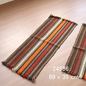 オールドキリム カルス 89×35cm ストライプのフラグメント