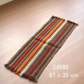 オールドキリム カルス 87×35cm ストライプのフラグメント