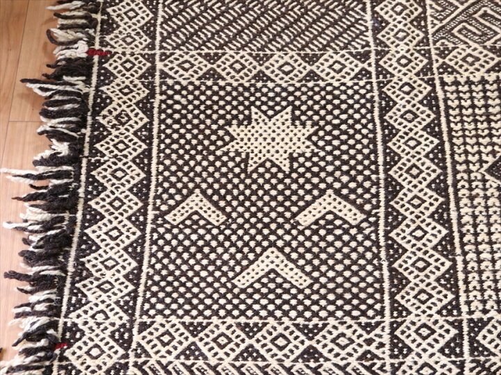 楽天市場】モロッコキリム ザナフィ ZANAFI kilim175×127cmパターンの 