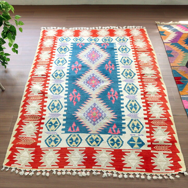 楽天市場】【15%OFFクーポン対象品】トルコの手織りラグ カイセリ 
