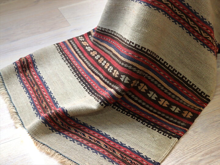 楽天市場】【15%OFFクーポン対象】バルーチ オールドキリム 158×88cm 