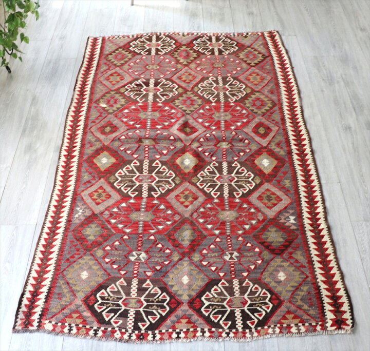 楽天市場】オールドキリム 東トルコ ハッキャリ カリヨラ193×116cm 