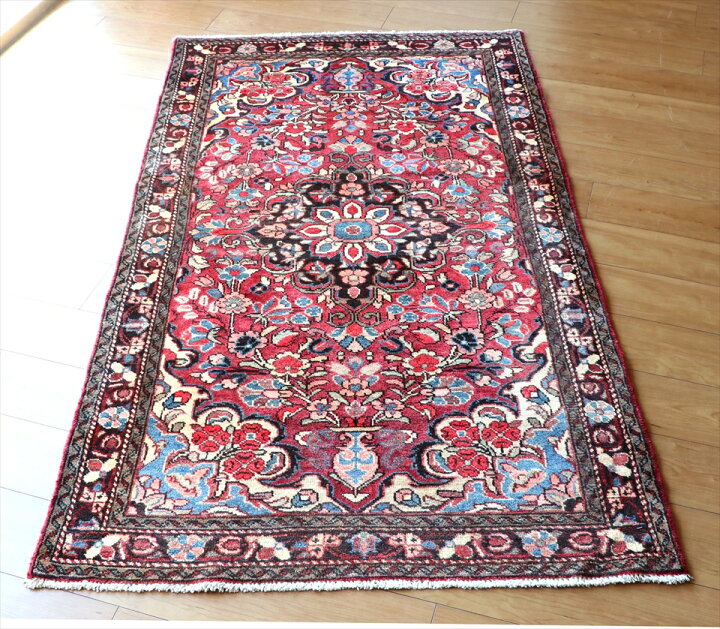 楽天市場】部族絨毯 トライバルラグ175×100cm ホセインアバド イラン南 